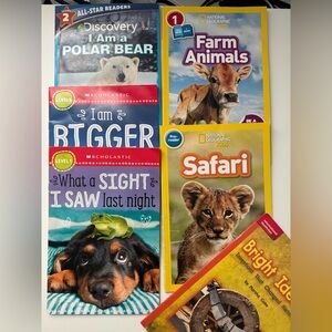 Scholastic and National Geographic Kids Animal Book Set